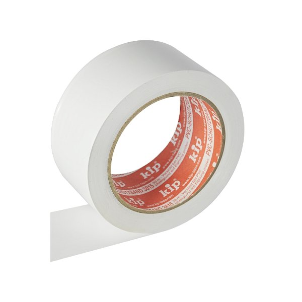 Kip PE-Schutzband 319 glatt, weiß 50mm x 33m
