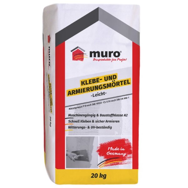 MuroTherm Klebe- u. Armierungsmörtel EPS leicht / weiß / 20kg